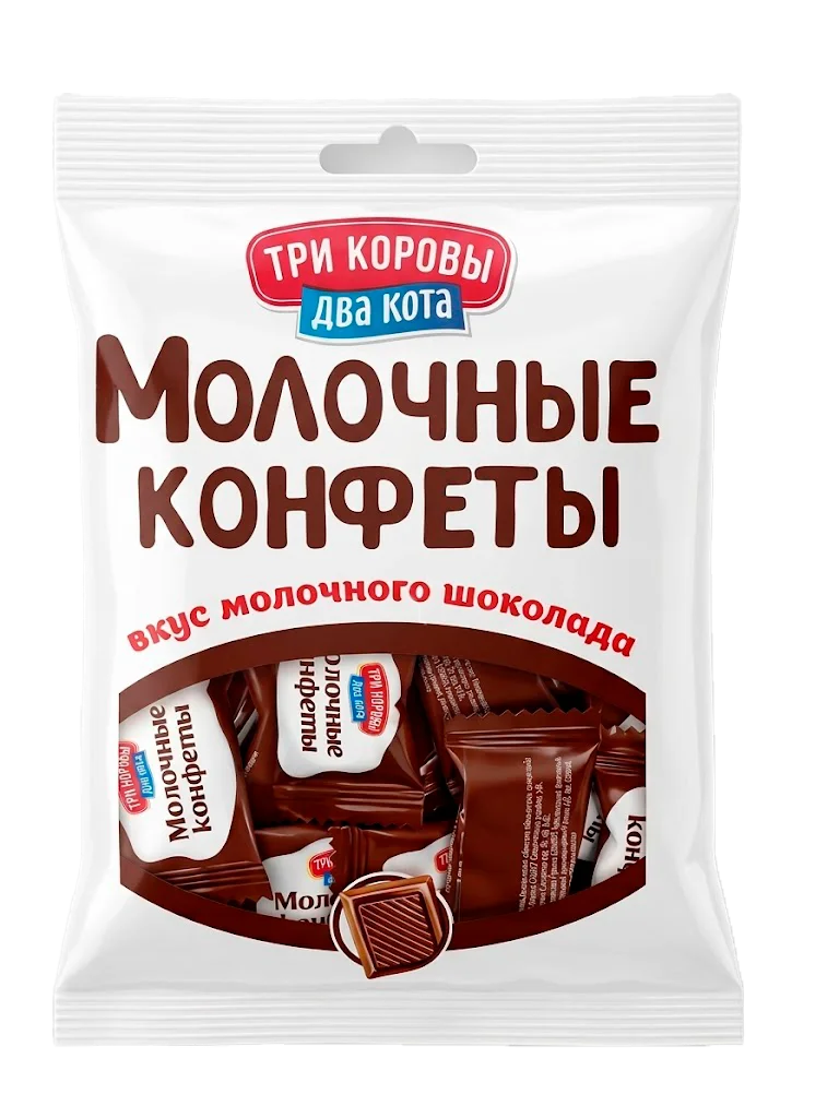 Молочные конфеты вкус молочного Шоколада